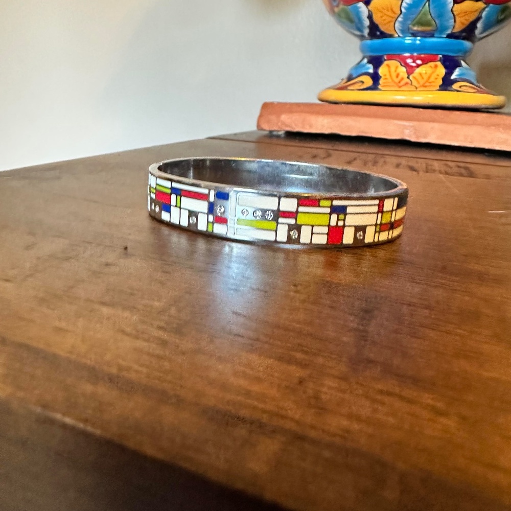 Colorblock Cuff Bracelet - Picture 2 of 4